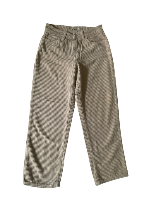 SO Pants - SO Goods for Life beige corduroy pants 7/28W high-rise, straight-leg